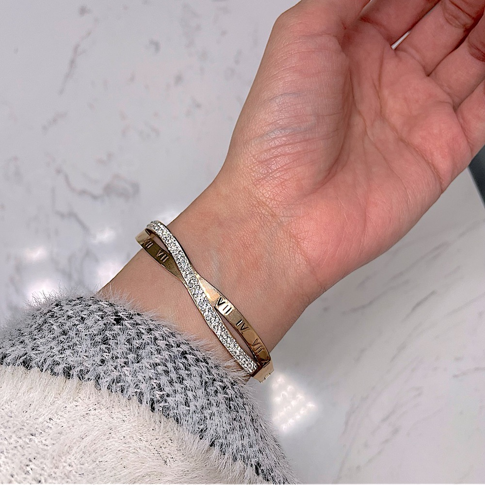 Timeless Bracelet x Cubic Zircon Stone Belt - Picture 9 of 11